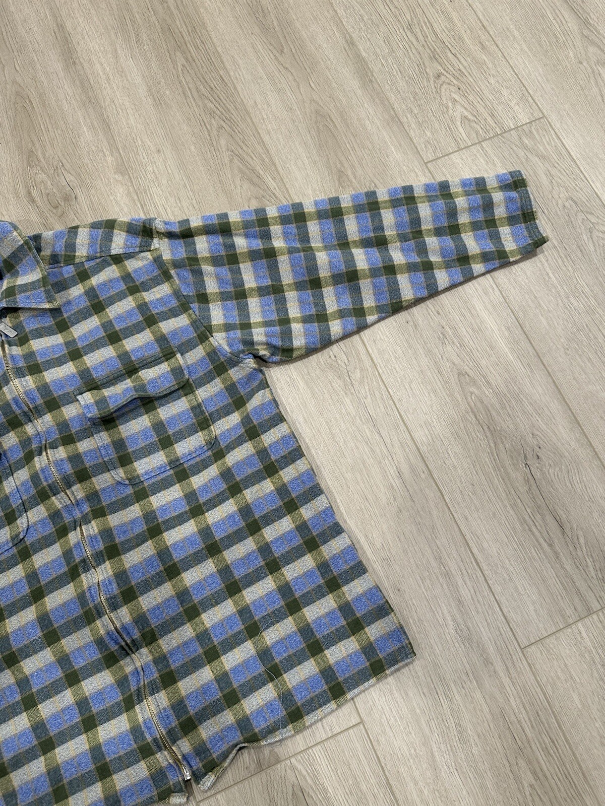 Giacca vintage Yves Saint Laurent YSL a quadri taglia media