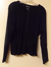 STYLE & CO. Ladies Black Top Size Large / NWT