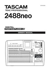 Tascam 2488neo Digital Portastudio Owner's Manual - User Guide Manual