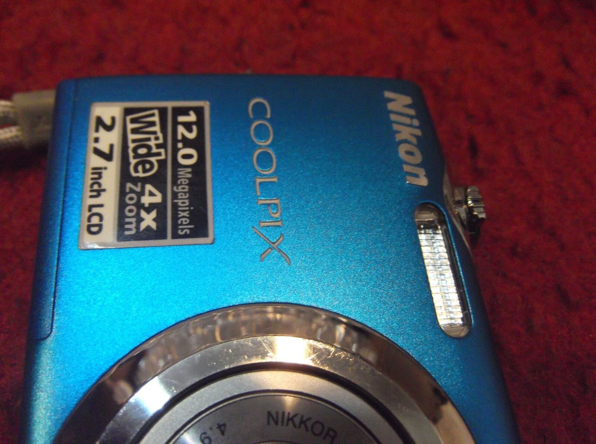 Nikon COOLPIX S3000 12.0MP 4x Digital Camera - Blue | eBay