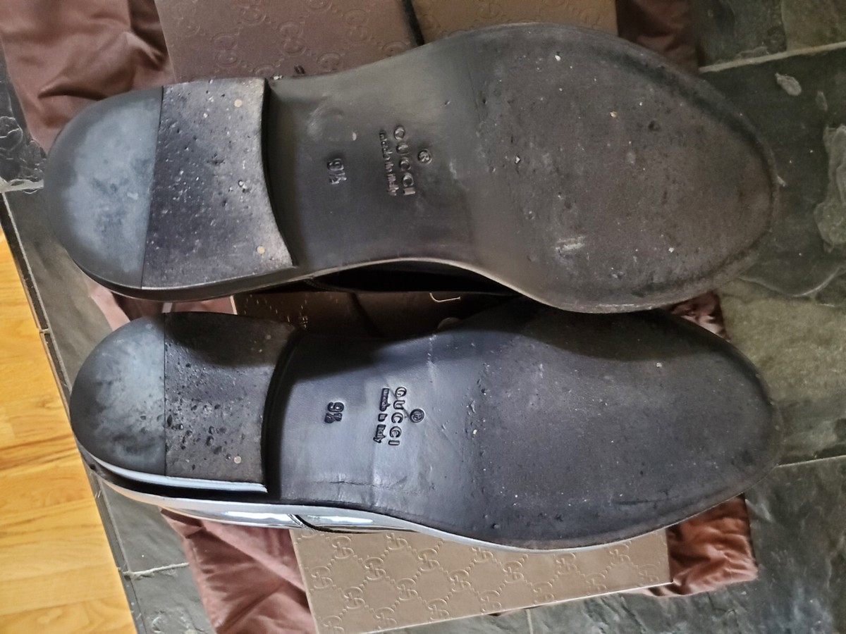 Mens Gucci patent leather Derby shoes | eBay display picture 3