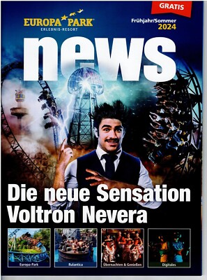 Europa Park News Info-Magazin Frühjahr-Sommer 2024 in Deutsch Gewinnspiel #06 #+