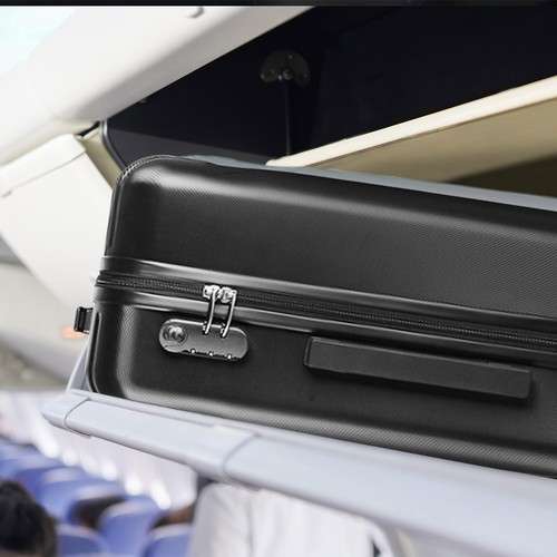 3Pc Hard & Soft Shell Suitcases Set 4 Spinner Wheeled Hold & Cabin Luggage S,M,L - Picture 10 of 36