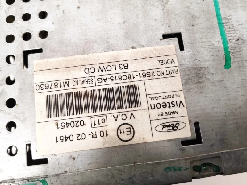 Ford Fusion 2004 Autoradio 2s6118c815ag, 2s61-18c815-ag #1514227-42 - Bild 3 von 3