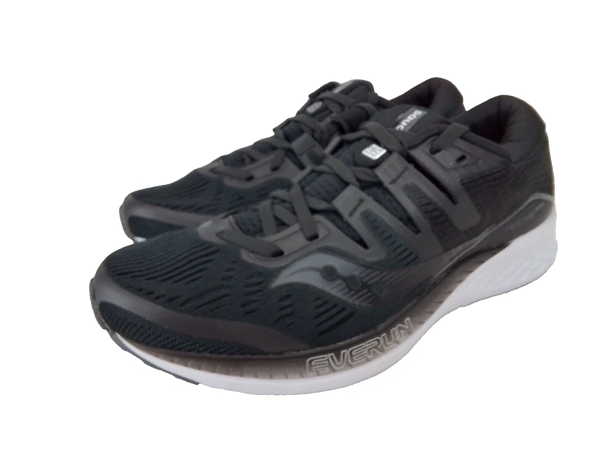 Saucony Ride ISO Mens Running Shoes Black White S20444-2 Size 11.5‎ S20444-2] Mens Saucony Ride ISO - USED | eBay main image 2