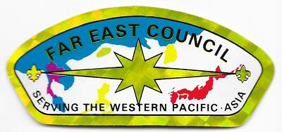 Far East Council Strip STICKER CSP SAP Boy Scouts of America BSA