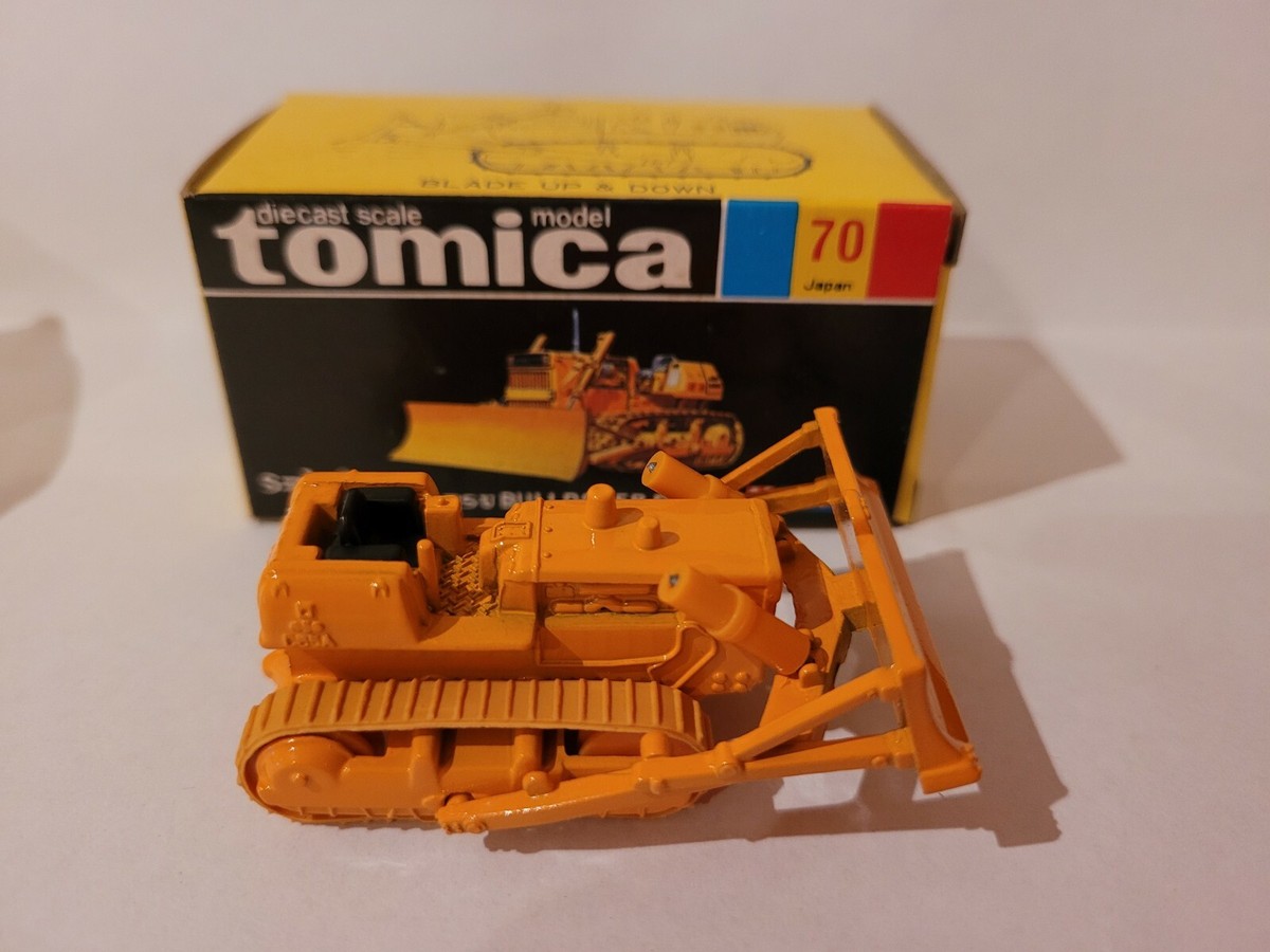 トミカ 70 コマツ ブルドーザ D65A TOMY TOMICA 70 - KOMATSU BULLDOZER D65A [ORANGE] MINT VHTF BOX