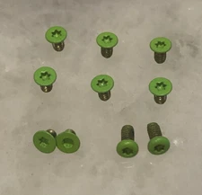 Zombie Green Screw Set For Benchmade Bugout 535BK Bailout 537 Mini Bugout Knife