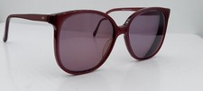 Vintage Universal Burgundy Oval Horn-Rimmed Sunglasses USA FRAMES ONLY