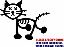 CATZOMBIE Stick Graphic Die Cut decal sticker Car Truck Boat Window Bumper 6"