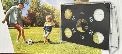 Crane Großes stabiles Fußballtor m. Netz u. Torwand Tor 240 x 170 x 85cm Fußball