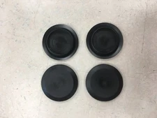 4 Pack NEW Genuine Niagara Brand Flexible 1-1/4" Black Plastic Hole Plugs  S1414