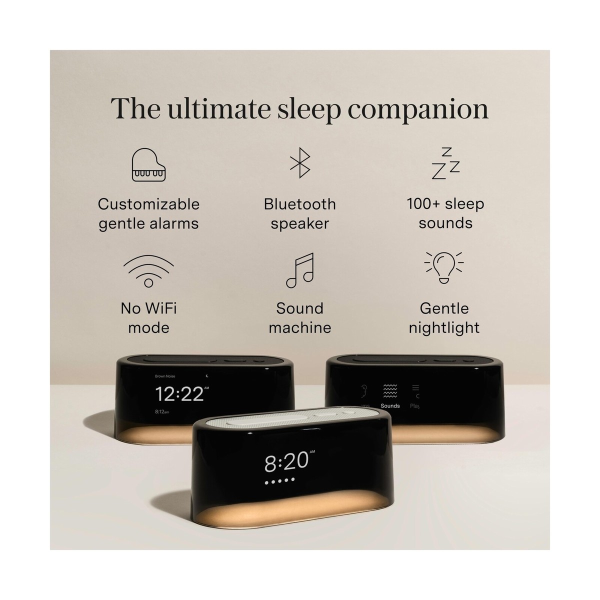Loftie Bluetooth Speaker Smart Alarm Clock Sound Machine