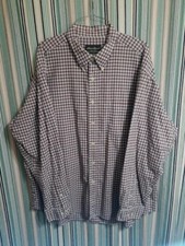 NICE Eddie Bauer Mens 2XL XXL Blue Red Plaid Check Wrinkle Free Button Up EXCD