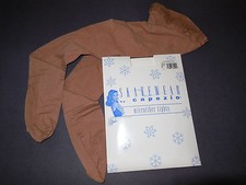 CAPEZIO Footed Girls Ladies Skating Tights Suntan Skate 1814C 1814 Microfiber