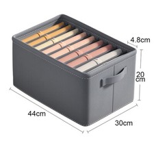 Gray 9 grids - Thicken Clothes Pants Sweater Coat Jeans Storage Box Organizers