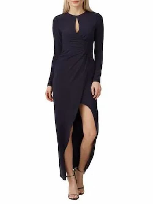 krisa asymmetrical dress Asymmetrical Tulle Dress in Chiaroscuro Print – Akris Inc main image 0