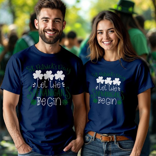 T-shirt maglietta uomo e donna Shenanigans divertente giorno di San Patrizio verde irlandese #STPD - Foto 24 di 31