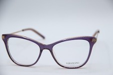 NEW VERA WANG EVANGELINE PURPLE GOLD AUTHENTIC DESIGNER EYEGLASSES 52-16