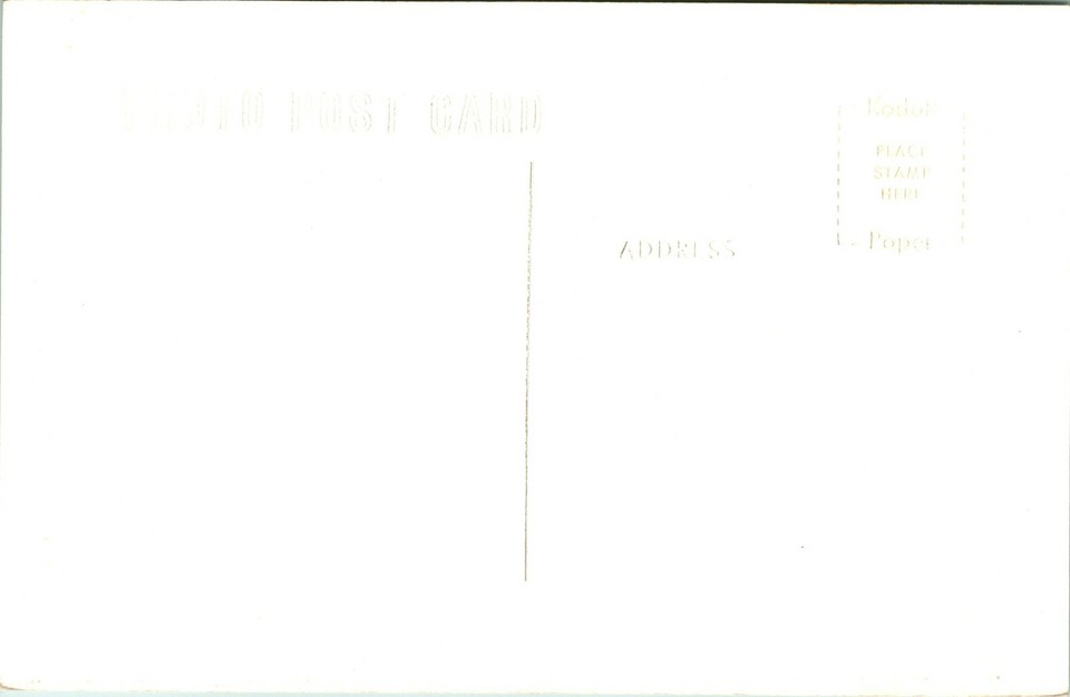 RPPC Rolla North Dakota ND Rollette County Court House UNP Postcard P11