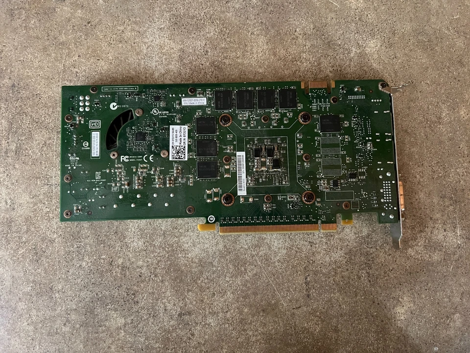 PNY NVIDIA QUADRO 4000 2GB VIDEO CARD 2X DISPLAYPORT 0731Y3 B1-4(30) - Image 2 of 4