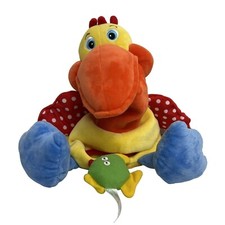 Melissa  Doug K's Kids Plush Hungry Pelican With 1 Rattle Fish Crinkle Squeak