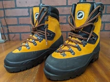 SCARPA Matterhorn Boots 87779 38 RSD Men's Mountaineering Climbing  Orange Suede