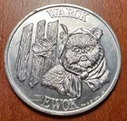 STAR WARS - WAROK COIN - Power of the Force - KENNER 1984