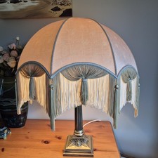 Sumptuous Large Victorian Style Lampshade Tassels Downton Abbey Standard Shade