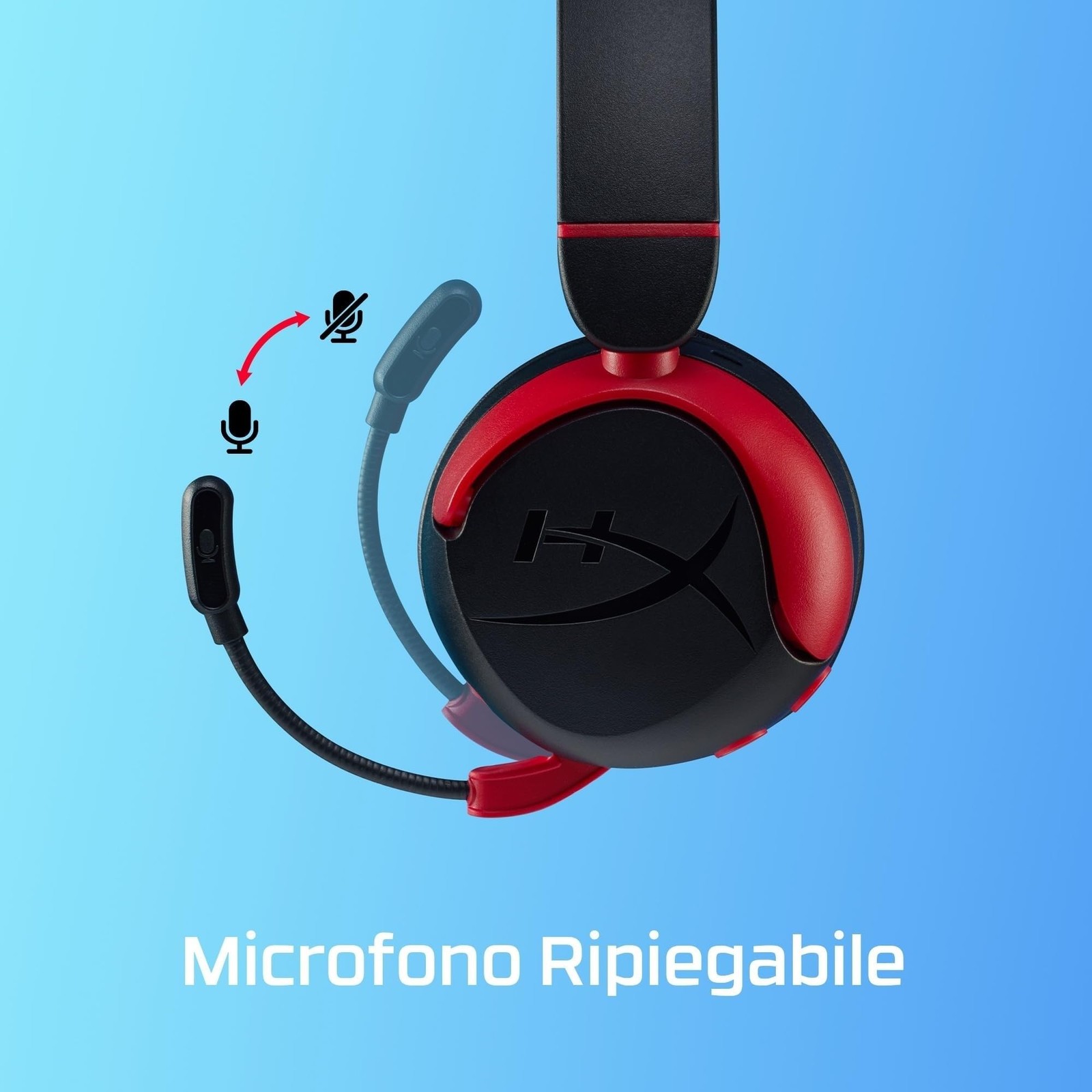 HyperX Cloud Mini Wireless Black Red - 4