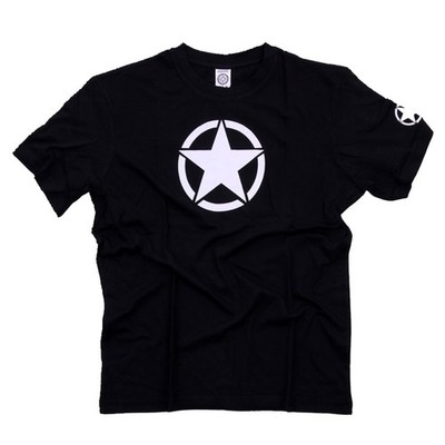 Fostex T-Shirt Stern weiß schwarz XL