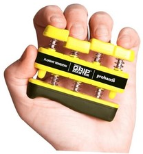 Gripmaster Hand Exerciser, Finger 3 lb X-Light Tension Yellow - Gripmaster