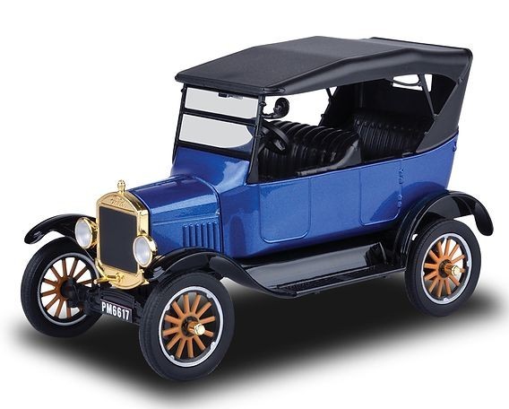 1925 Ford Model T Touring 1:24 Blue Motormax Diecast Car DAMAGED BOX