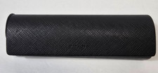 PRADA EYEGLASS CASE  HARD CLAMSHELL BLACK MAGNETIC CLOSURE