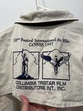 Vintage 1997 Cannes Film festival Columbia tristar film Jacket ( Rare )