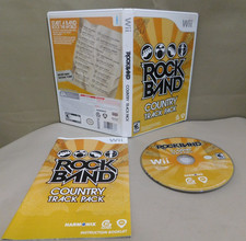 Rock Band: Country Track Pack (Nintendo Wii, 2009) CIB W/ Manual VGC Disc Tested