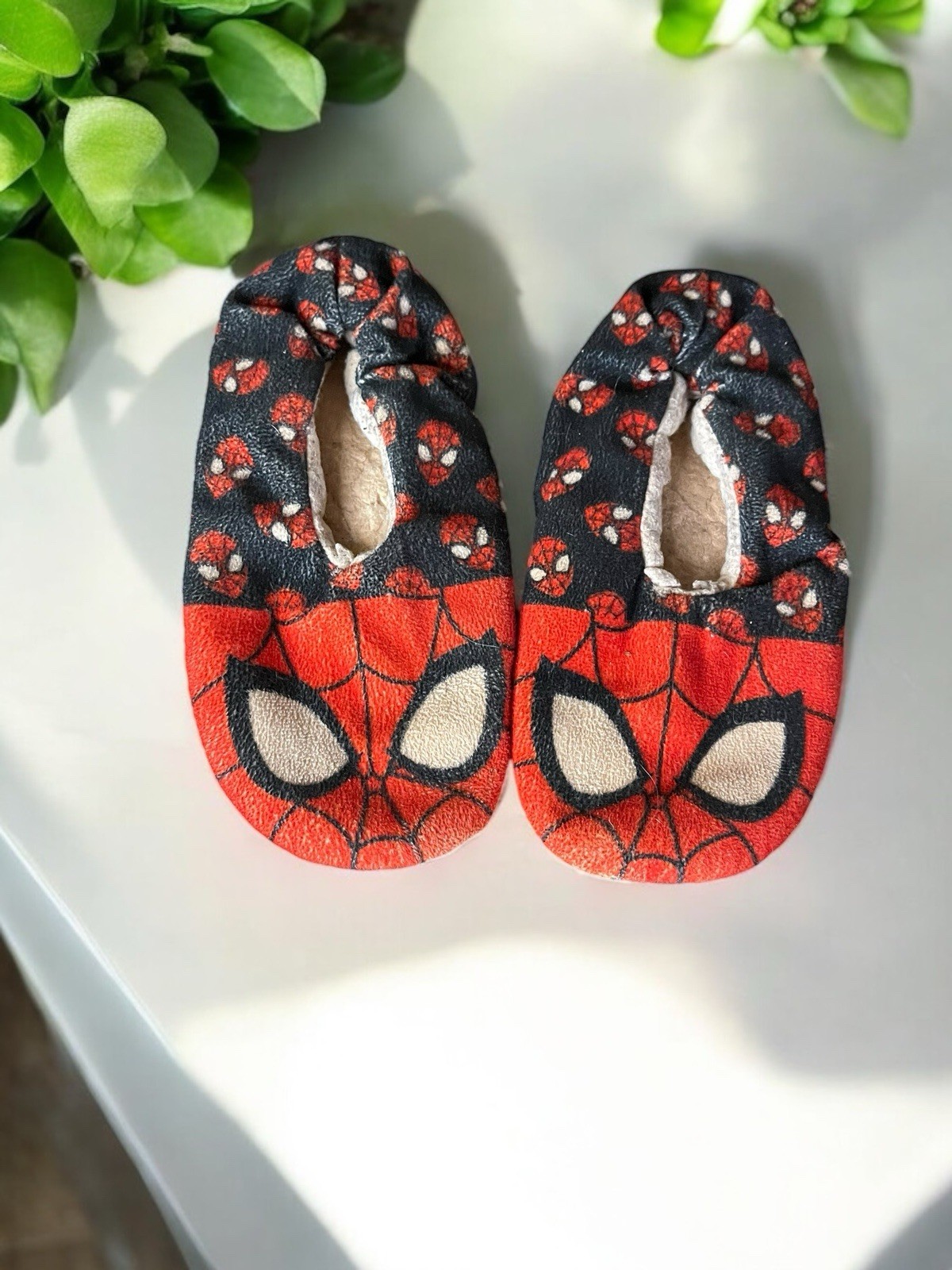 SAOLA Marvel Spider Man Pantofole da Ragazzo Taglia 1 Suola Morbida Scarpe da Casa Accoglienti
