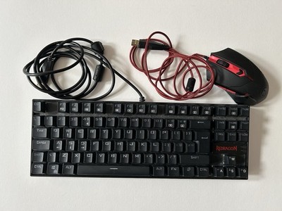 Red Dragon Tastatur und Maus Set kabelgebunden USB UK Layout