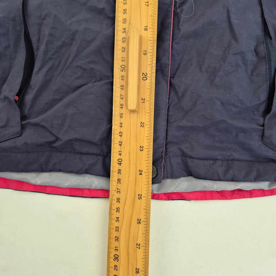 Chaqueta impermeable TRESPASS mediana azul marino para mujer poliéster al air... - Imagen 2 de 4