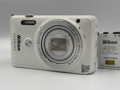Nikon Coolpix S6900 Compact Digital Camera 16.0MP 12x zoom lens White #2