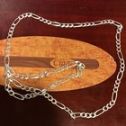 Sterling Silver 925 Figaro chain necklace 32 grams — photo 2