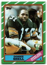 1986 Topps #291 Donnie Shell Pittsburgh Steelers