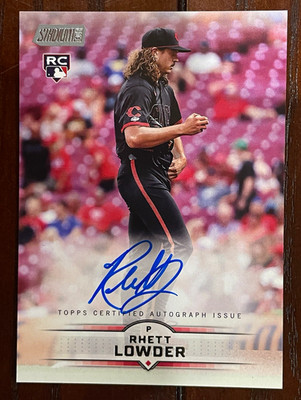 Topps Stadium Club 2025 Rhett Lowder RC Auto SCBA-RL Reds