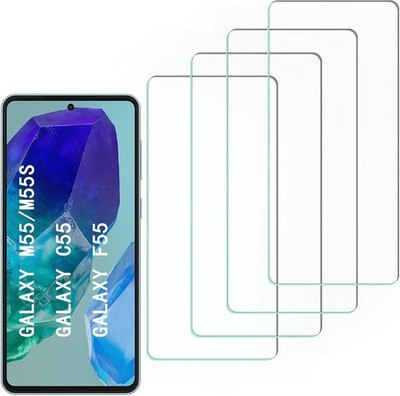 4PCS Screen Protector for Samsung Galaxy M55/M55s/F55/C55 Scratch Resistant Easy