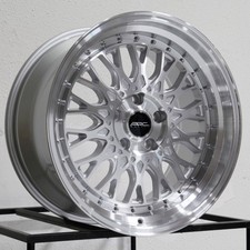 18x8.518x9.5 Vors Ar1 5x120 3535 Silver Machined Wheels Rims Set4 73.1
