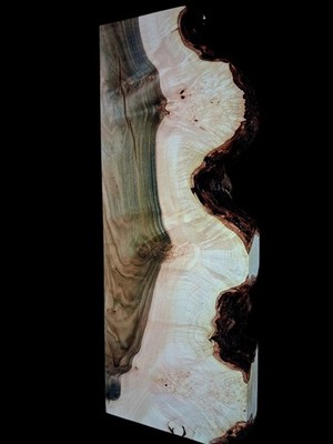 XXL CURLY BIRDSEYE MAPLE BURL Wood Blank Turning Wood, Live Edge Maple Burl Wood