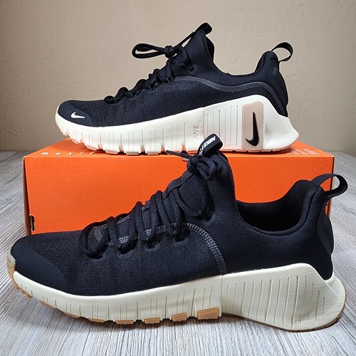 Nike Free Metcon 6 Training Black/Coconut Milk Mens Size 10.5 New FJ7127-010 - Picture 2 of 8