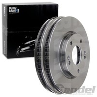 2X Eurobrake Bremsscheiben 276Mm BelÜFtet Vorne Passend FÜR Hyundai Highway