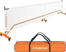PICKLETECH - Portable Pickleball Net-ORANGE
