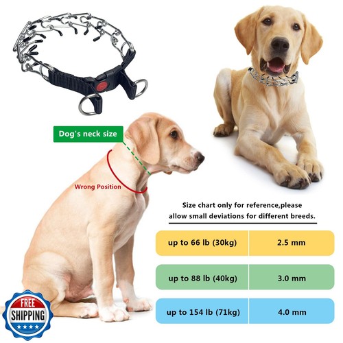 Dog ProngTraining Collar Choke Pinch Collar for Dogs with Comfort No Pull Dog - Picture 5 of 5